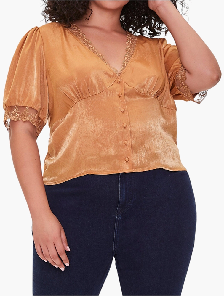 Satin blouse top forever 21